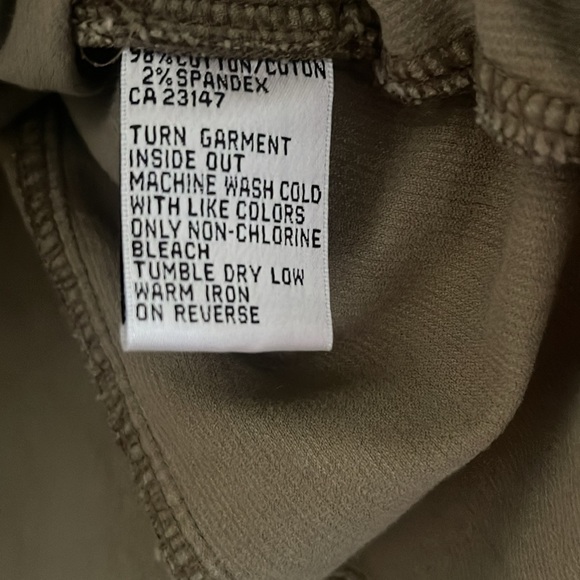 Talbots Army Green Corduroy Jacket - Picture 5 of 5